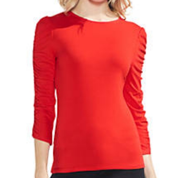 vince camuto ruched top